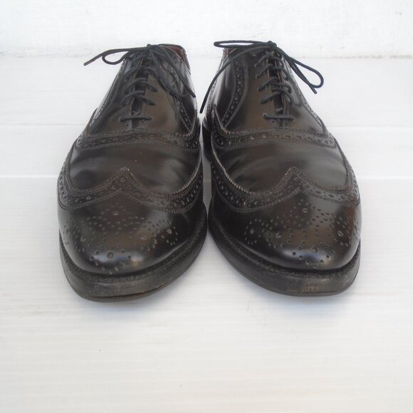 Allen Edmonds Lloyd Wingtip Oxford Dress Shoes Mens Size 9.5 D Black